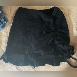 Ruched Mini Skirt